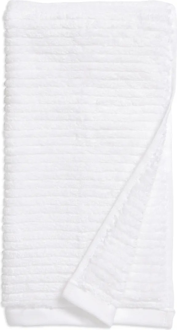 Hydro Ribbed Organic Cotton Blend Hand Towel | Nordstrom