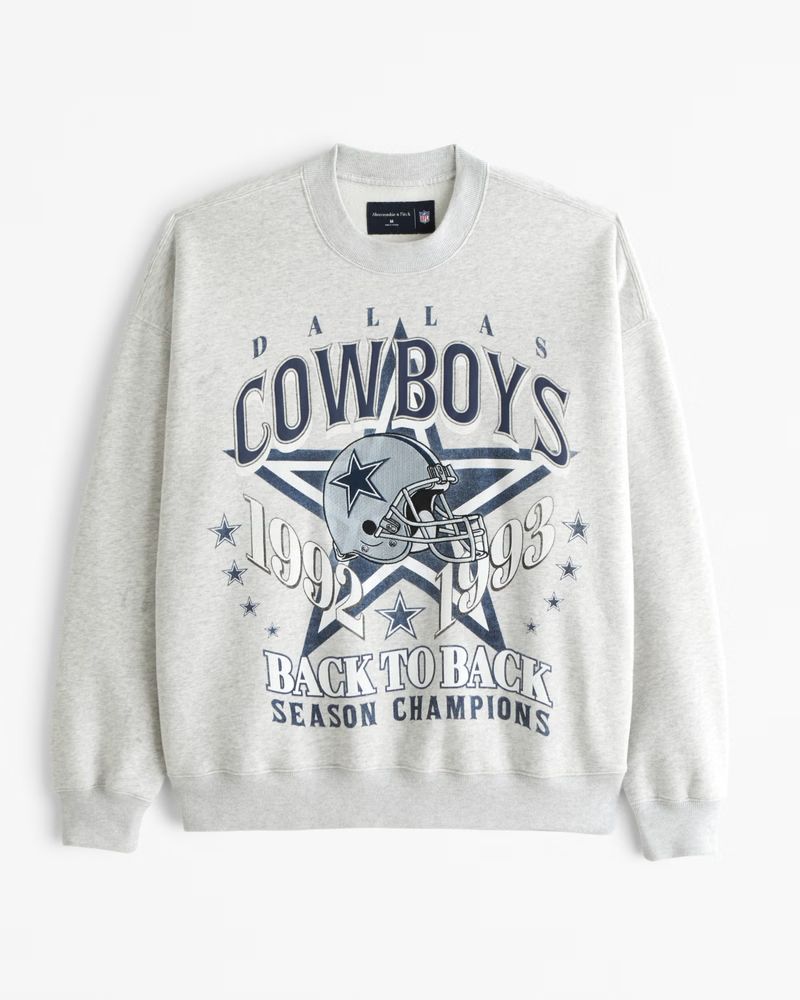 Dallas Cowboys Graphic Crew Sweatshirt | Abercrombie & Fitch (US)