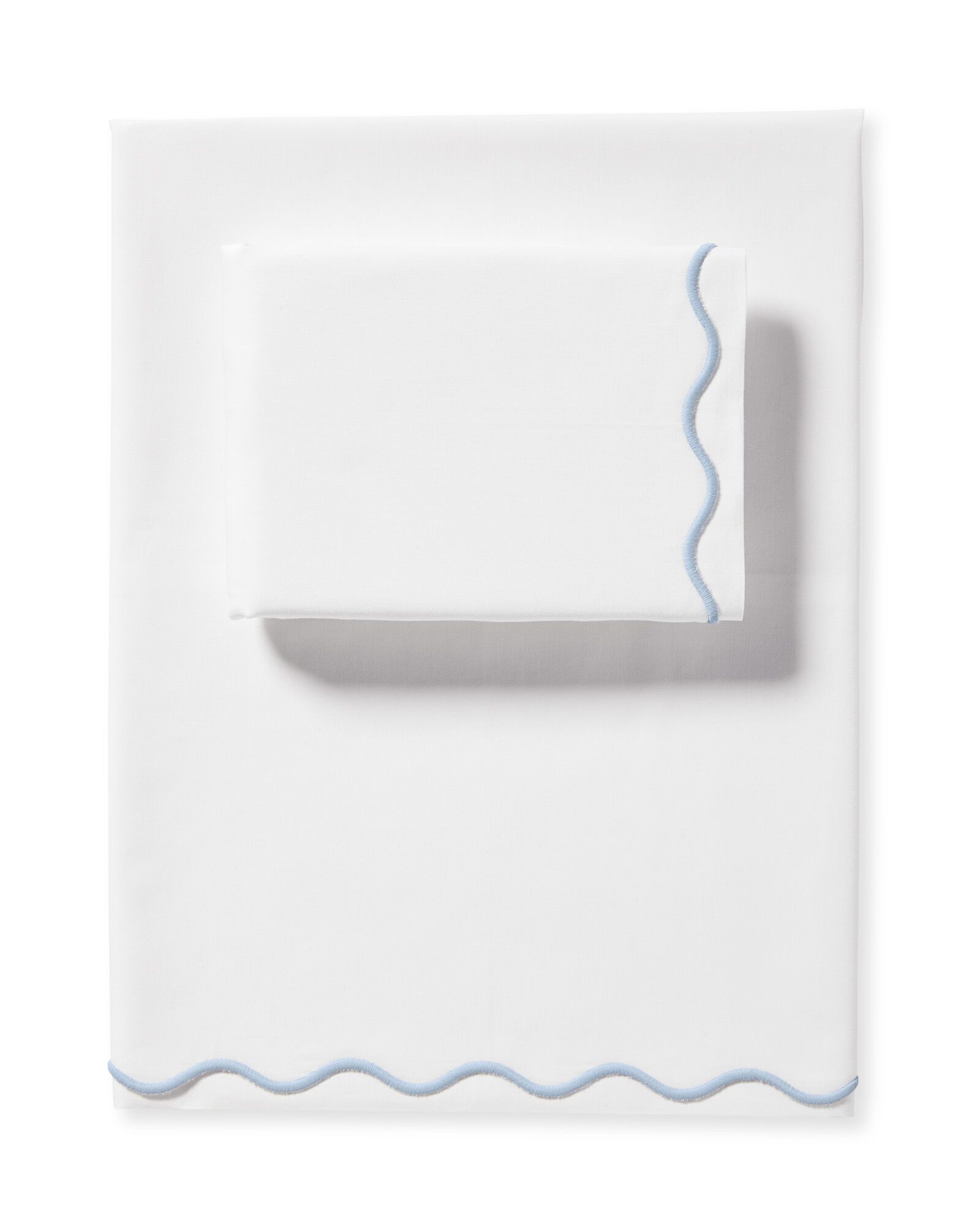 Wave Percale Sheet Set | Serena and Lily