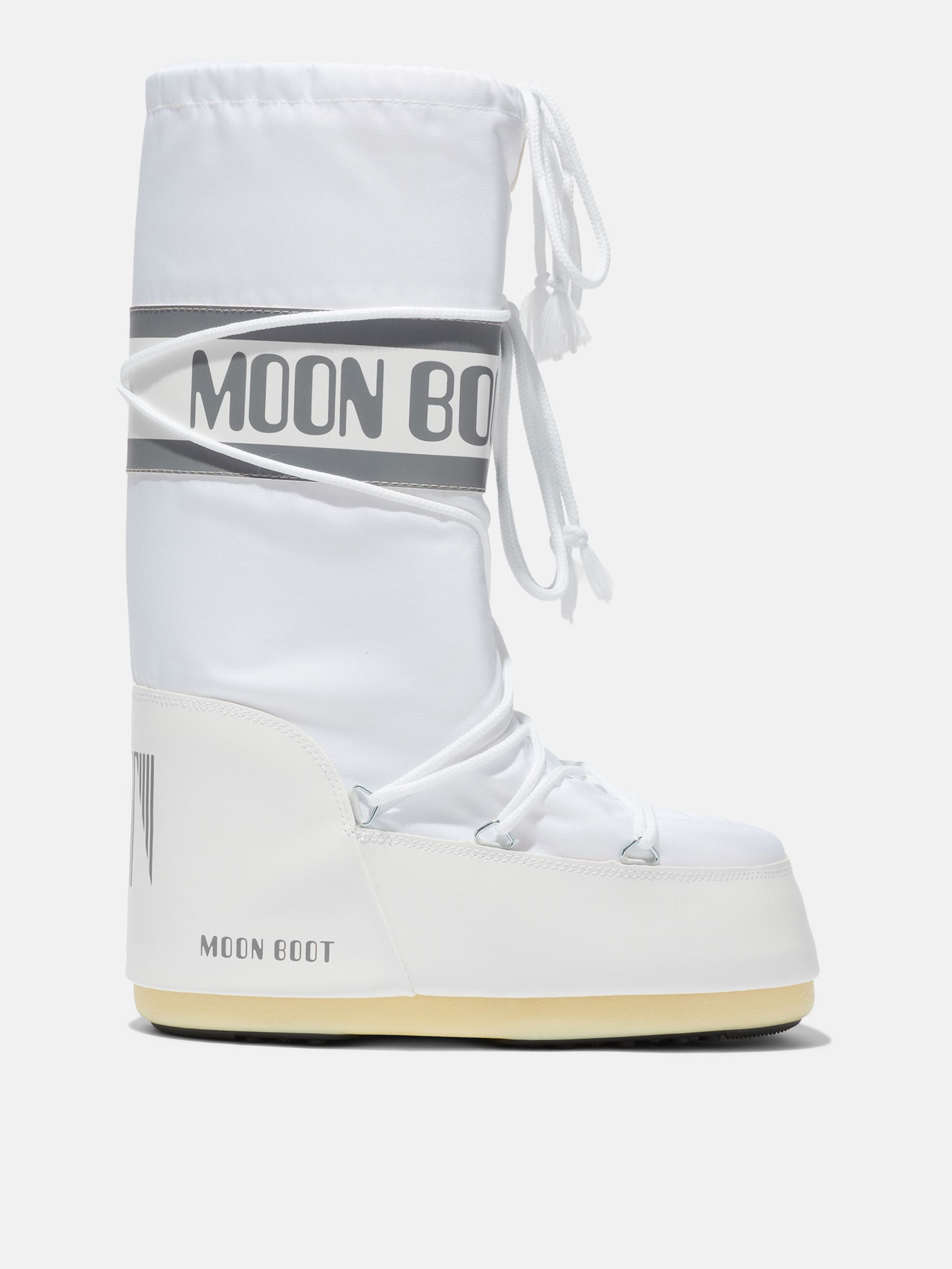 ICON WHITE NYLON BOOTS | moon_boot