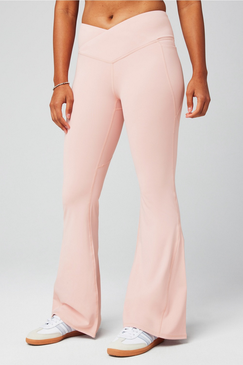 Oasis PureLuxe High-Waisted Crossover Flare | Fabletics