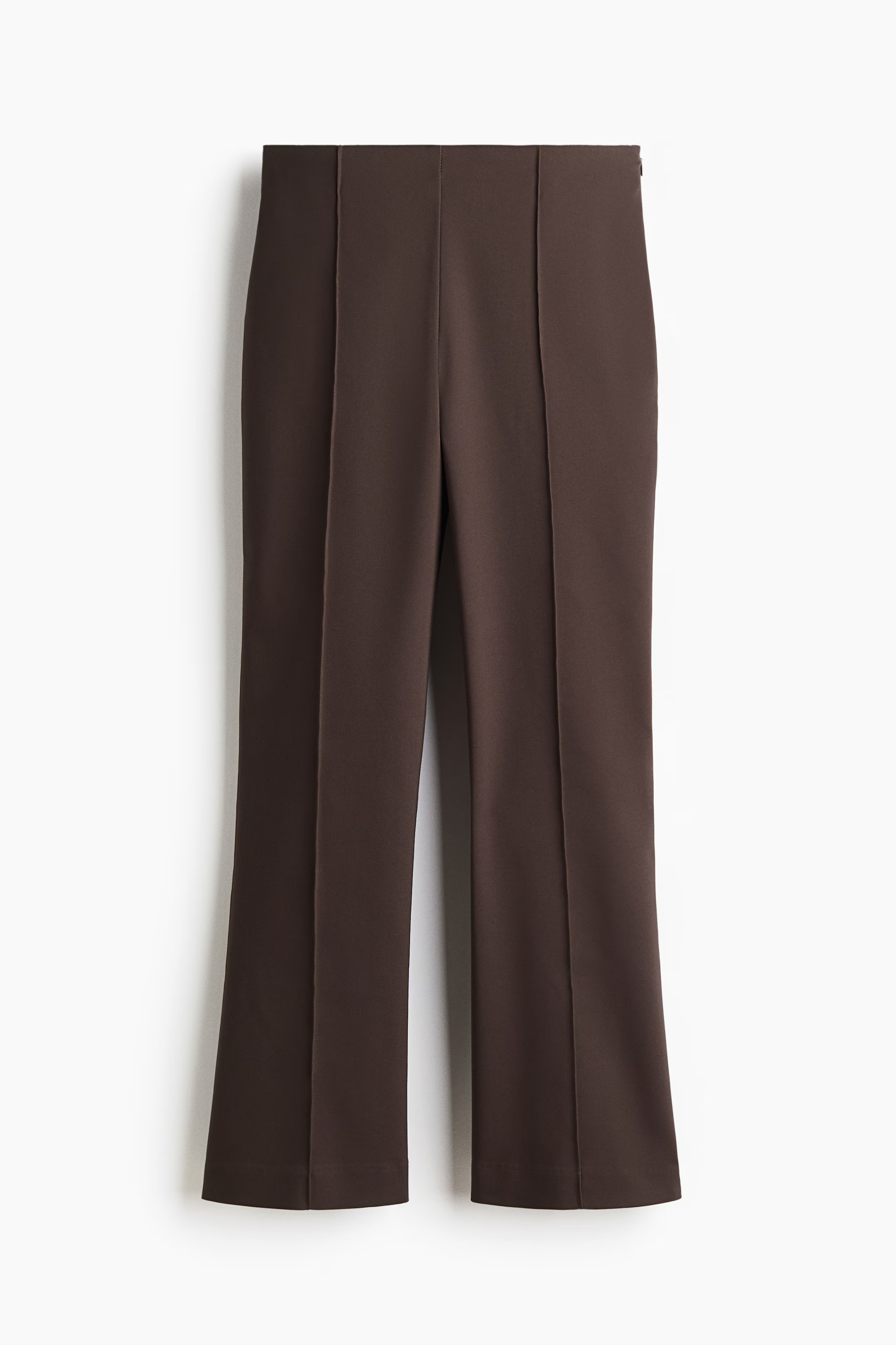 Flared crease-front trousers | H&M (UK, MY, IN, SG, PH, TW, HK)