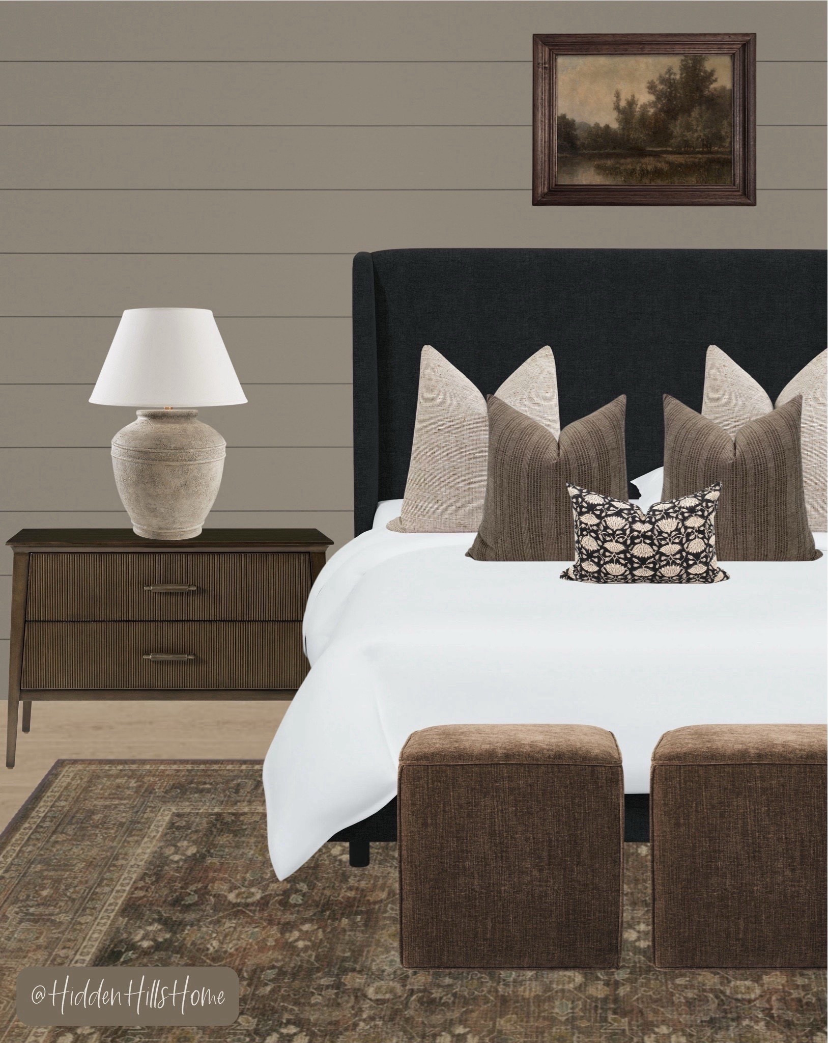 Master bedroom decor ideas, Modern transitional bedroom mood board, moody bedroom design ideas, primary bedroom mood board #bedroom 


#LTKHome #LTKSeasonal #LTKSaleAlert