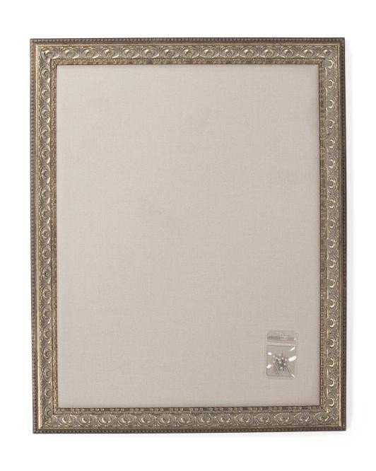 16x20 Fancy Gold Fabric Pinboard Wall Art | TJ Maxx