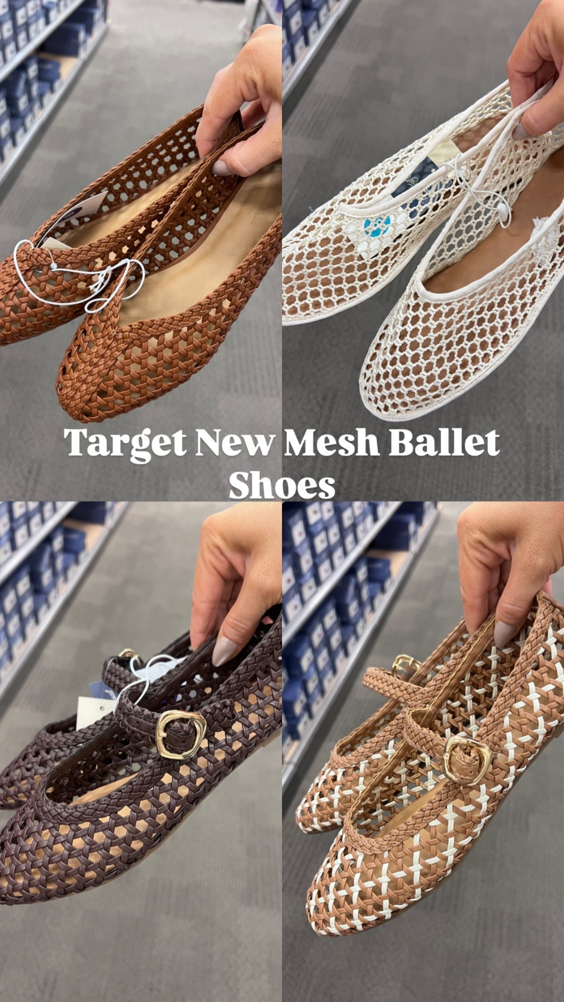 Mesh ballet flats from Target, new for spring 

#LTKSeasonal #LTKdayinmylife #LTKootd