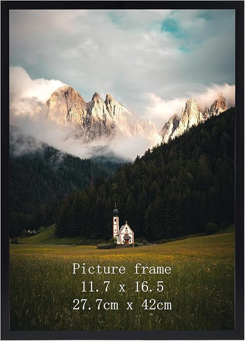 Giftgarden A3 Picture Frame Black, 11.7x16.5 Inch Thin Photo Frame for Wall Tabletop Display, Sin... | Amazon (CA)