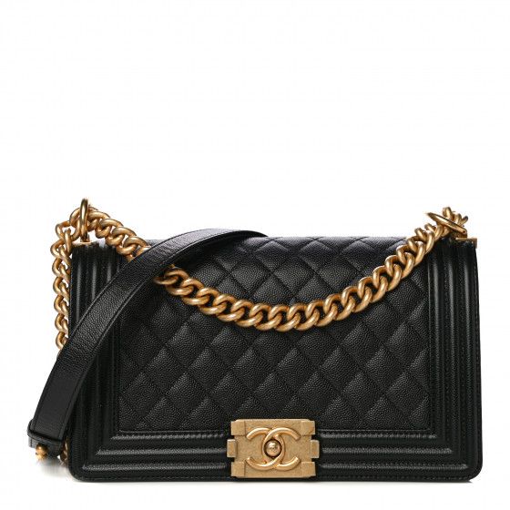 CHANEL

Caviar Quilted Medium Boy Flap Black | Fashionphile