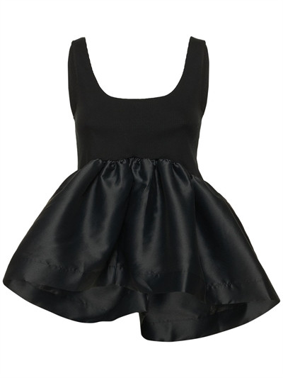 Ruffled jersey top - Marques'Almeida - Women | Luisaviaroma | Luisaviaroma