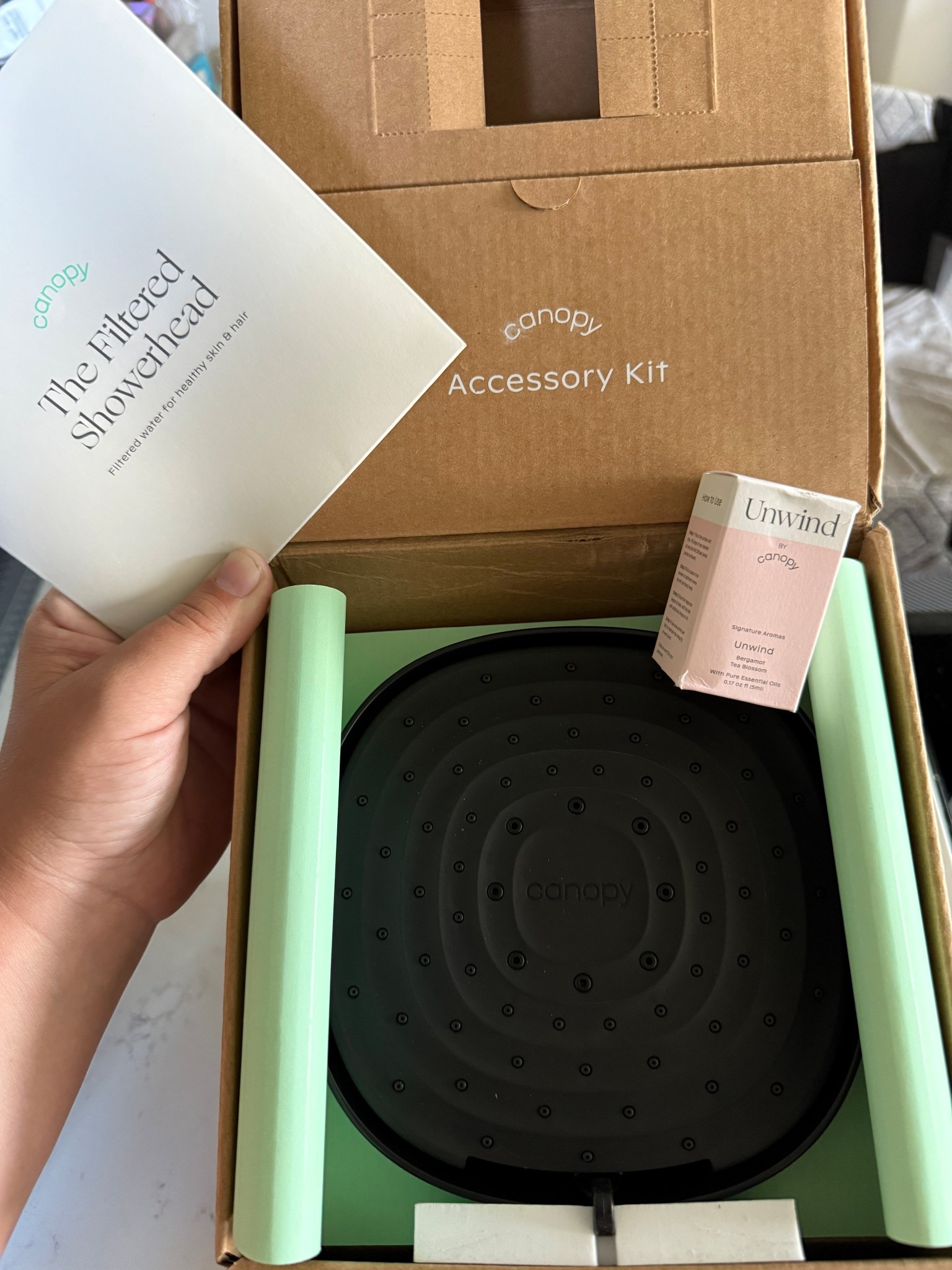 I just got a filtered showerhead and I’m so excited. We have hard water where I live and it does so much damage to my skin and hair. This filtered shower head will soften the water for a noticeable difference. Code ciaraburgal will save you! 

#LTKFamily #LTKHome #LTKBeauty