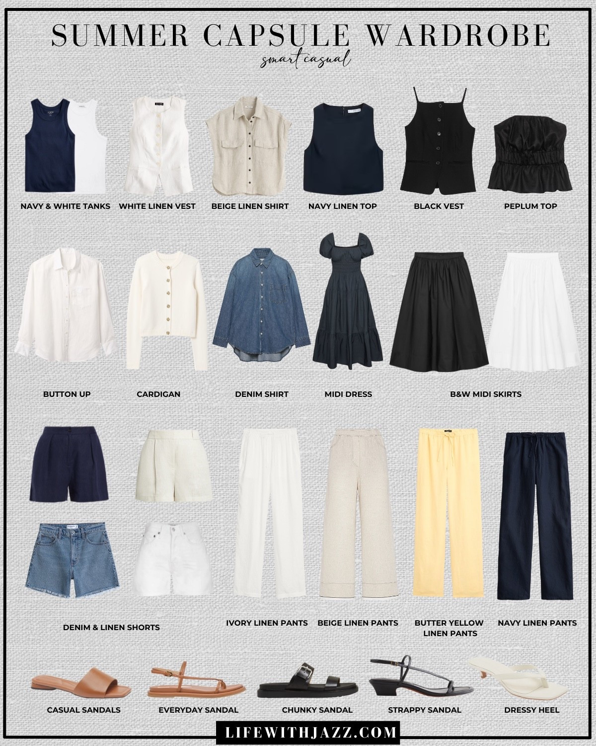 My summer 2025 capsule — pt. 5 shoes 

Strappy sandals / chunky sandals / black sandals / cognac brown sandals / white kitten heels / dressy shoes /sc25

#LTKShoeCrush