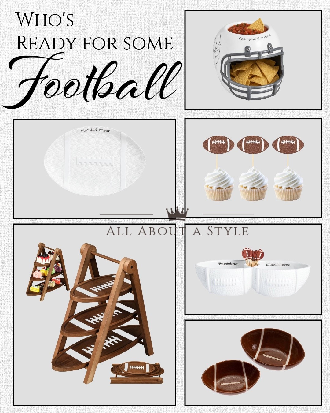 Who’s ready for some FOOTBALL?! 🏈

Hosting a football party? I’ve got you covered! From game-day entertaining to the little details that make your setup extra fun, I’m sharing my favorites.

Head over to my Amazon Storefront {allaboutastyle} and let’s get game-day ready!

#LTKmorningroutine