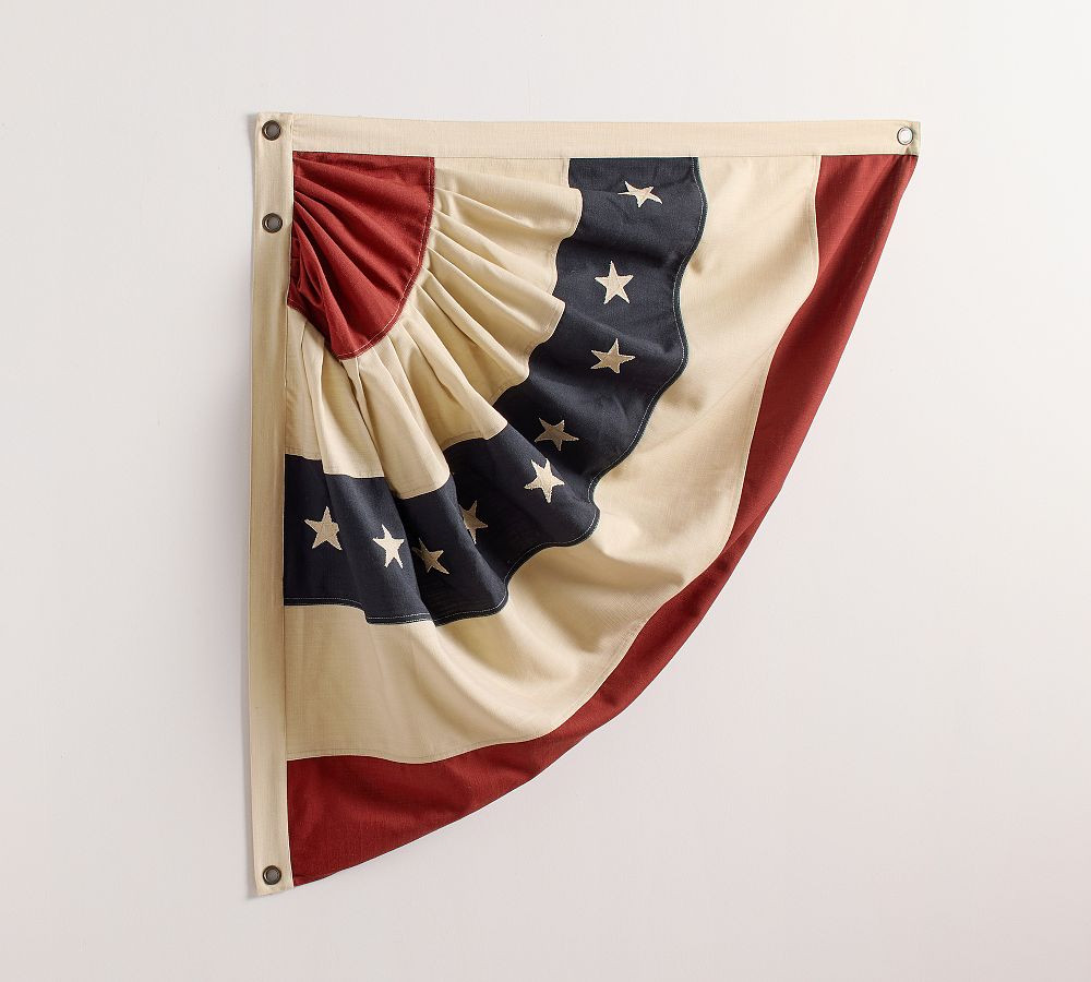 Heritage American Flag Corner Bunting | Pottery Barn (US)