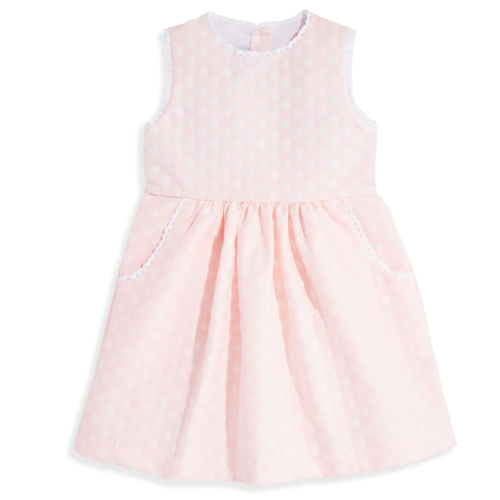 Jackie Dot Eyelet Trim Dress | bella bliss 