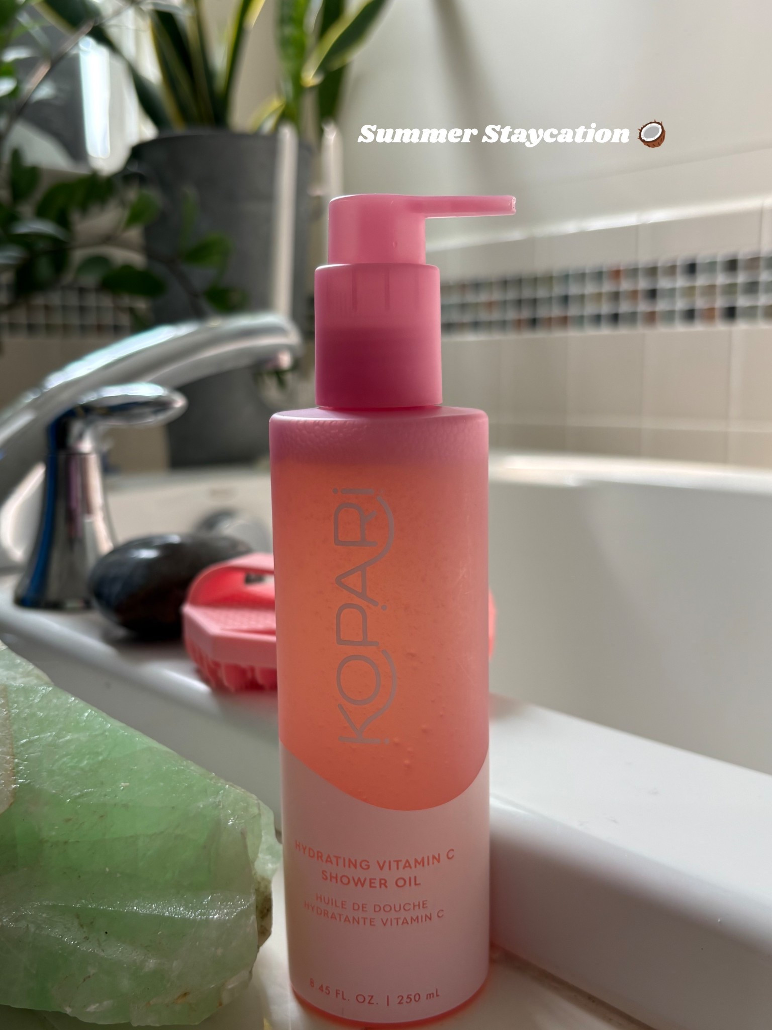 Staycation essential 🧖‍♀️✨ This Kopari Shower Oil is like a tropical escape in a bottle—hydrates, smells heavenly, and makes my skin so soft. Self-care starts in the shower! #LTKbeauty #StaycationVibes

#LTKGiftGuide #LTKSeasonal #LTKSummerEdit