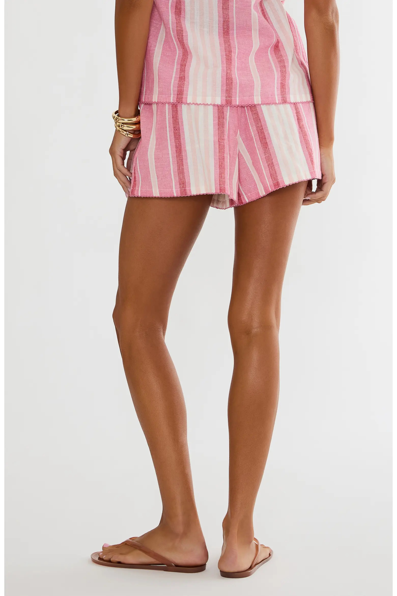 Birkley Polka Dot Cotton & Linen Cover-Up Shorts (Women) | Nordstrom | Nordstrom