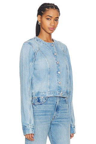 Seamed Tailored Jacket in Mojave | Revolve Clothing (Global)