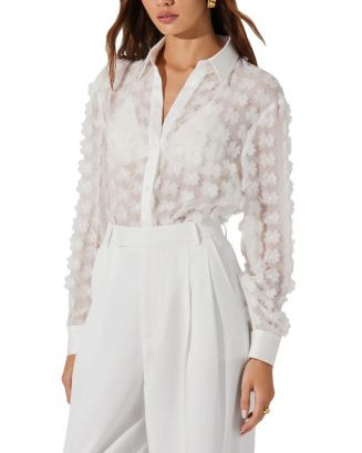 ASTR the Label Ioannis Floral Shirt  | Bloomingdale's Women | Bloomingdale's (US)