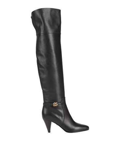 Dolce & gabbana Woman Boot Black Size 4 Calfskin | YOOX (US)