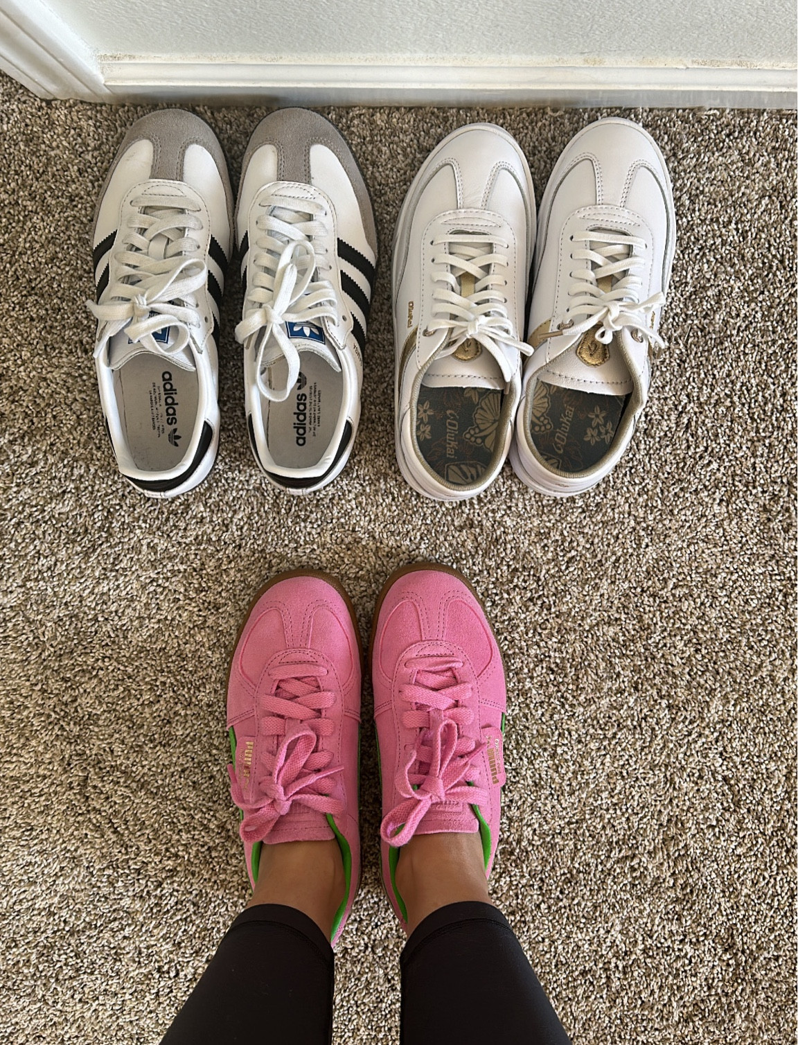 Spring sneakers line up super comfortable and go with everything adidas sambas, pumas and olukai  

#LTKshoecrush #LTKfindsunder100 #LTKover40