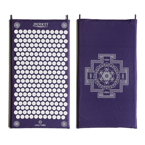 ShaktiMat Acupressure Mat Advanced Level, Organic Cotton GOTS Certified, HSA/FSA Eligible, Ethically Handcrafted in India, Sustainable and Durable. (Indigo, Level 3) | Amazon (US)