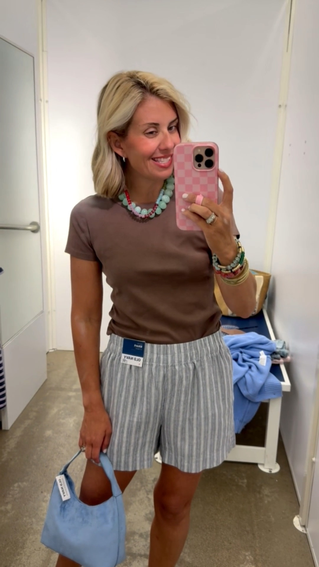 These ribbed tee shirts are such a great find & price! It comes in countless colors. I’m wearing a small in tee & shorts. 
*Use my Loopy code mixandmatchmadness 
*Use my A+B code Catherine20

#LTKSeasonal #LTKSaleAlert #LTKstorytime