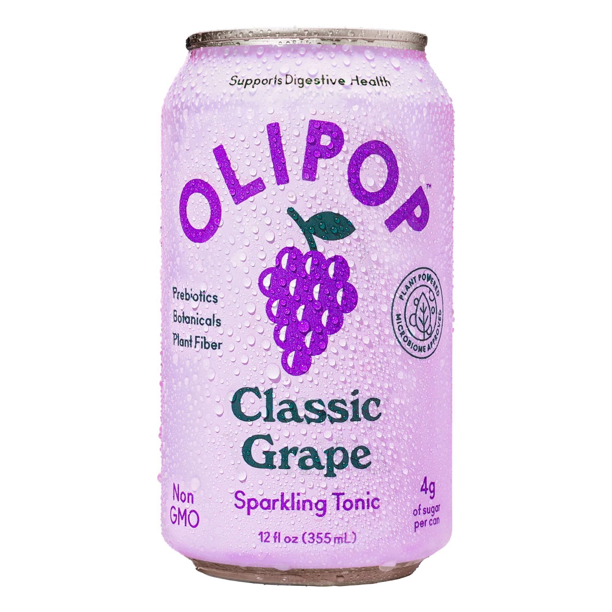 OLIPOP Classic Grape, A New Kind of Soda, 12 fl oz | Walmart (US)