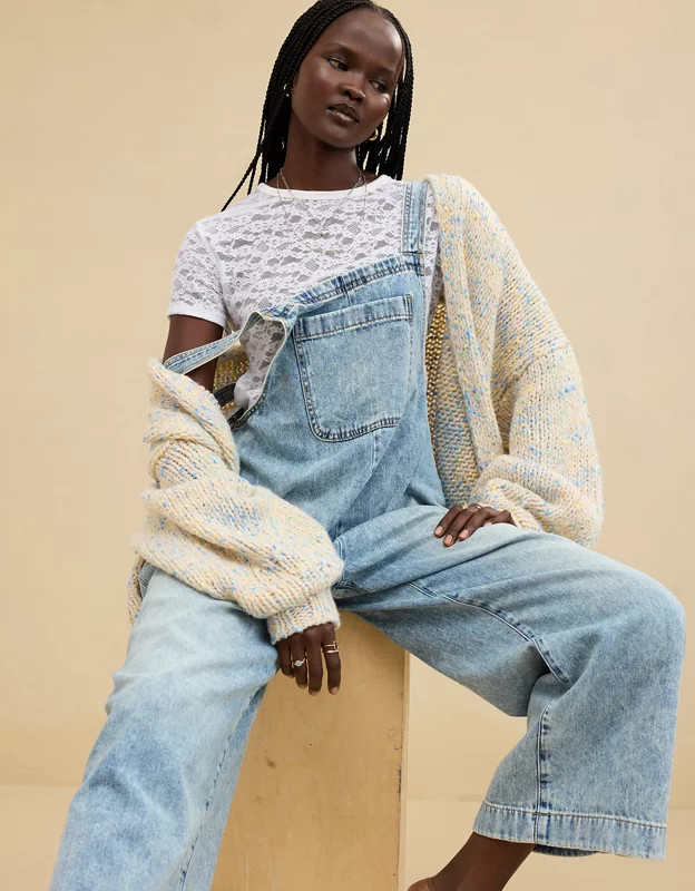 Aerie Denim Overall | Aerie