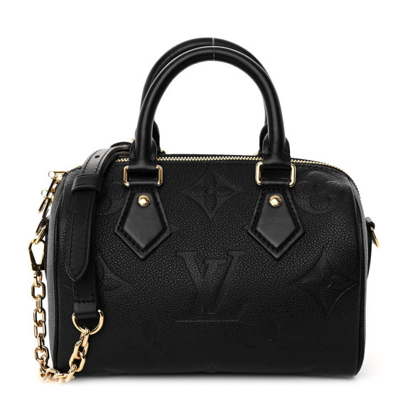 Empreinte Monogram Giant Speedy Bandouliere 20 Black | FASHIONPHILE (US)