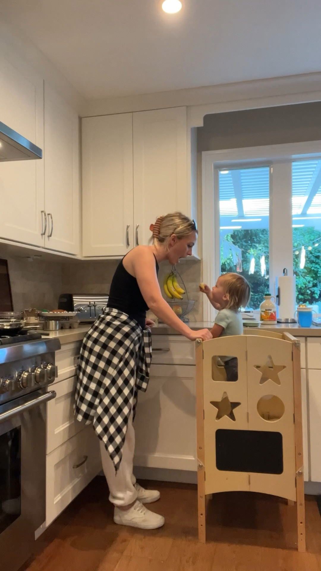 I've tried 3 different learning towers, and this one is by far the best! It folds flat for storage, enclosed on all 4 sides, opening side flaps... It's the best! 



#LTKfamily