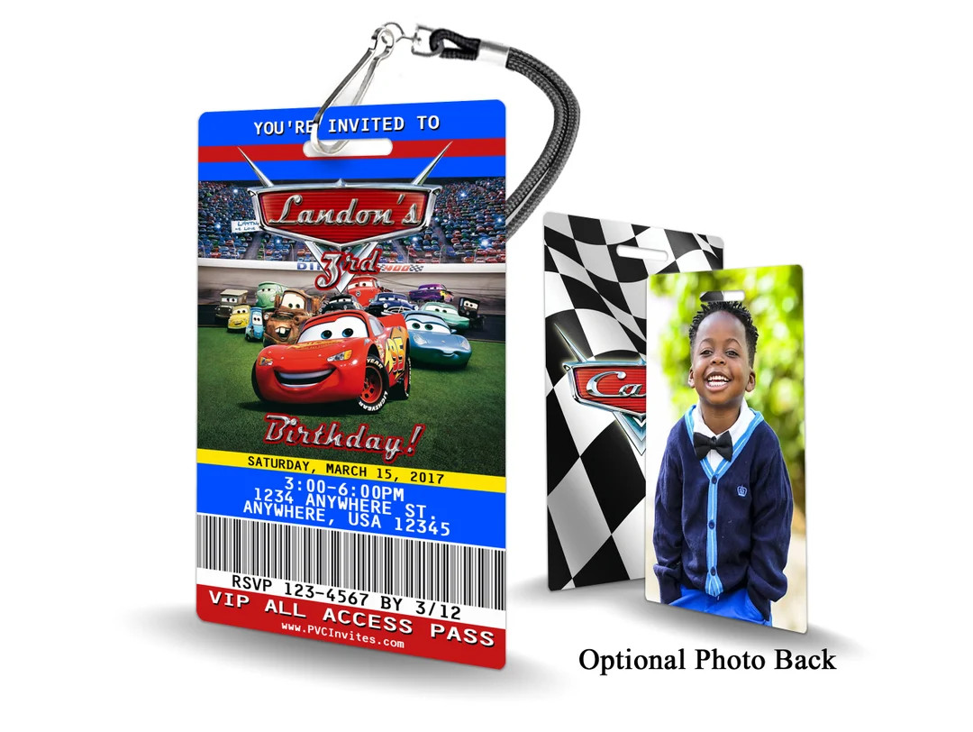 Cars Invitation PLASTIC Cars, Cars Invitation, Birthday Invitation, Birthday Invite, Cars Birthda... | Etsy (US)