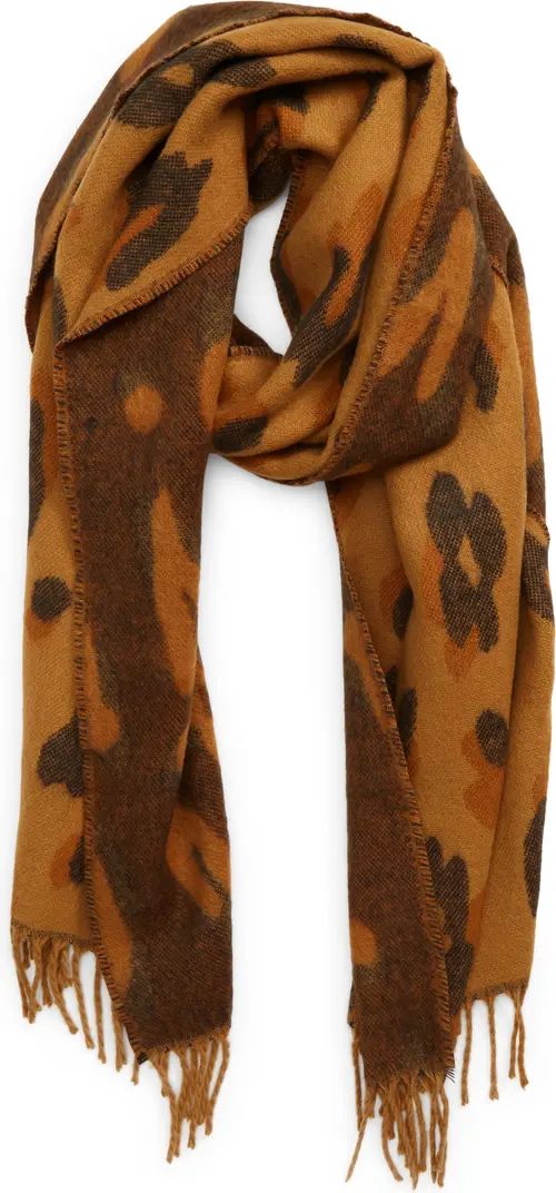 Painted Leopard Scarf | Nordstrom