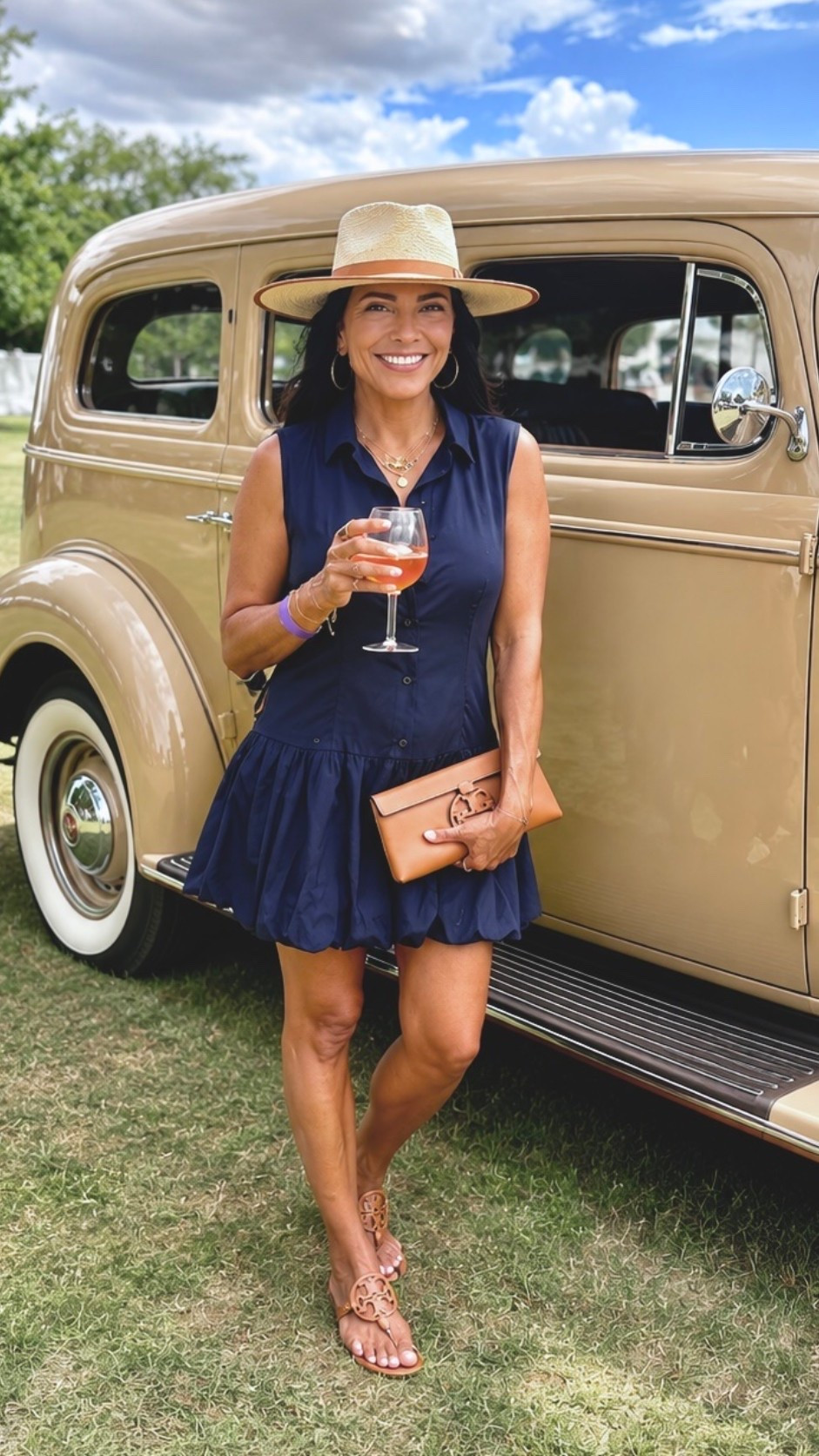 Comfiest bubble hem dress!