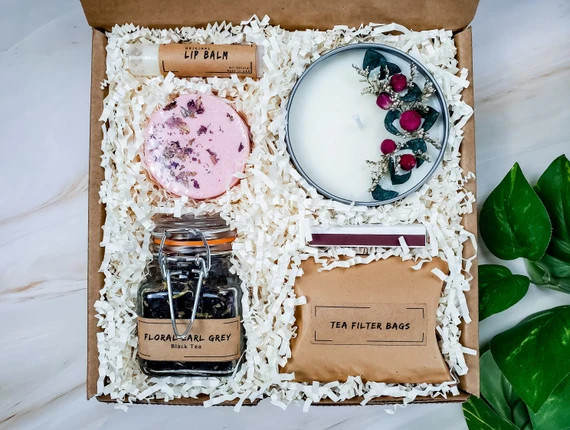 Tea Gift Set  Happy Birthday Gift Box  Gifts for Mom  Cozy | Etsy | Etsy (US)