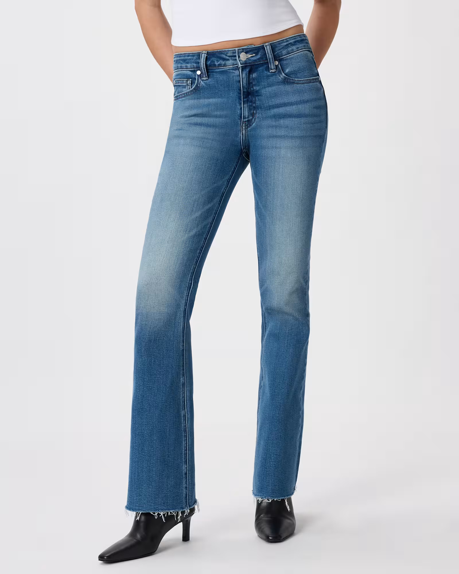 Luna Stretch Flare Jeans | Quince