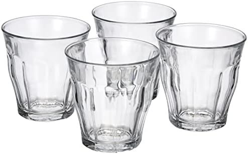Duralex Picardie 1027AC04 Set of 4 Transparent Glass Tumblers, 25 cl | Amazon (US)