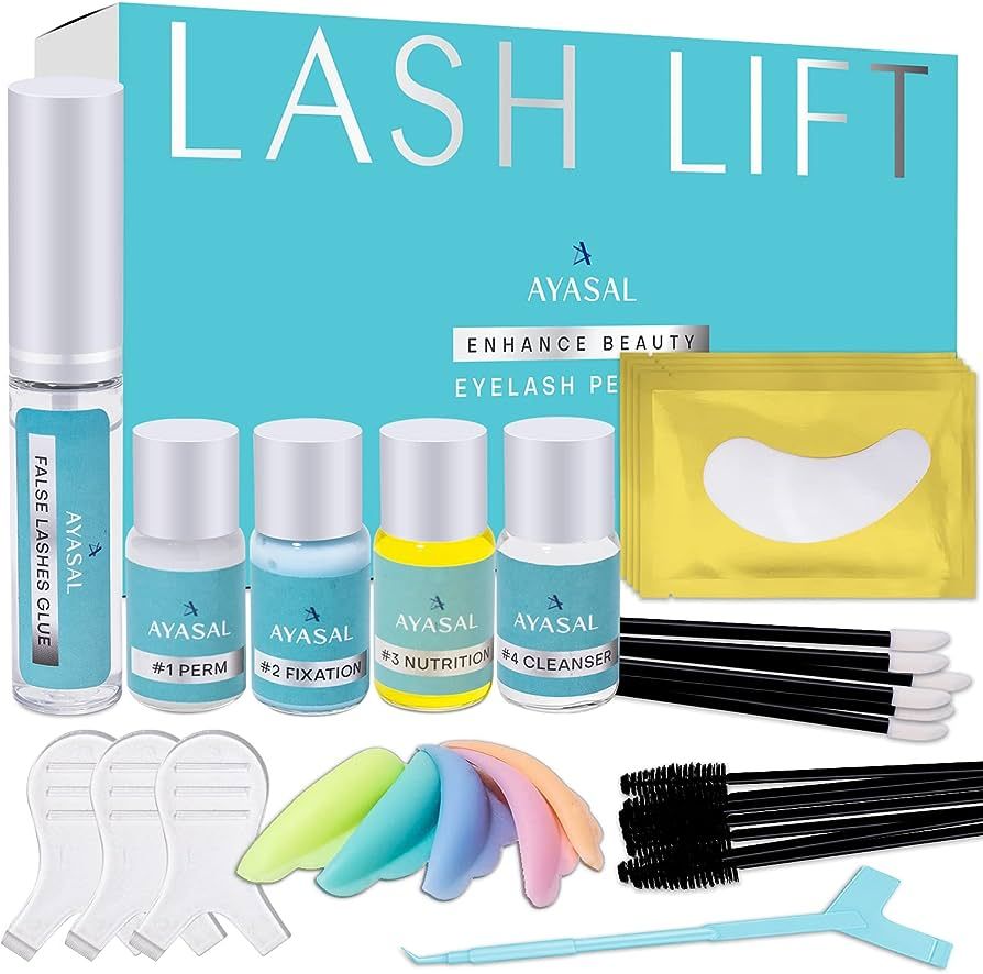 AYASAL Lash Lift Kit Eyelash Perm Kit, With Detailed Instruction Eyelash Lift Kit, Easy for Begin... | Amazon (US)