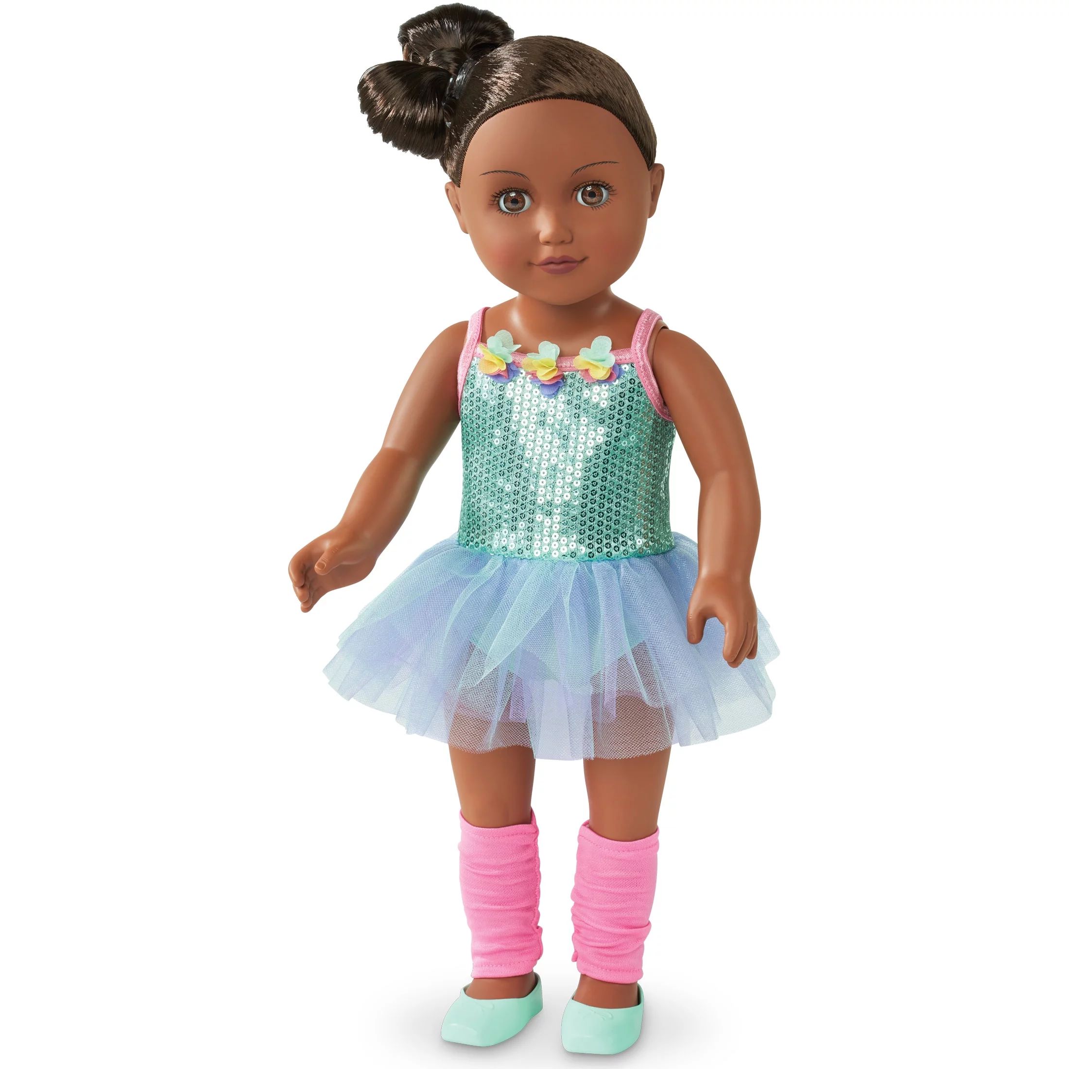 My Life As Harmony Posable 18 inch Doll, Dark Brunette Hair, Brown Eyes | Walmart (US)