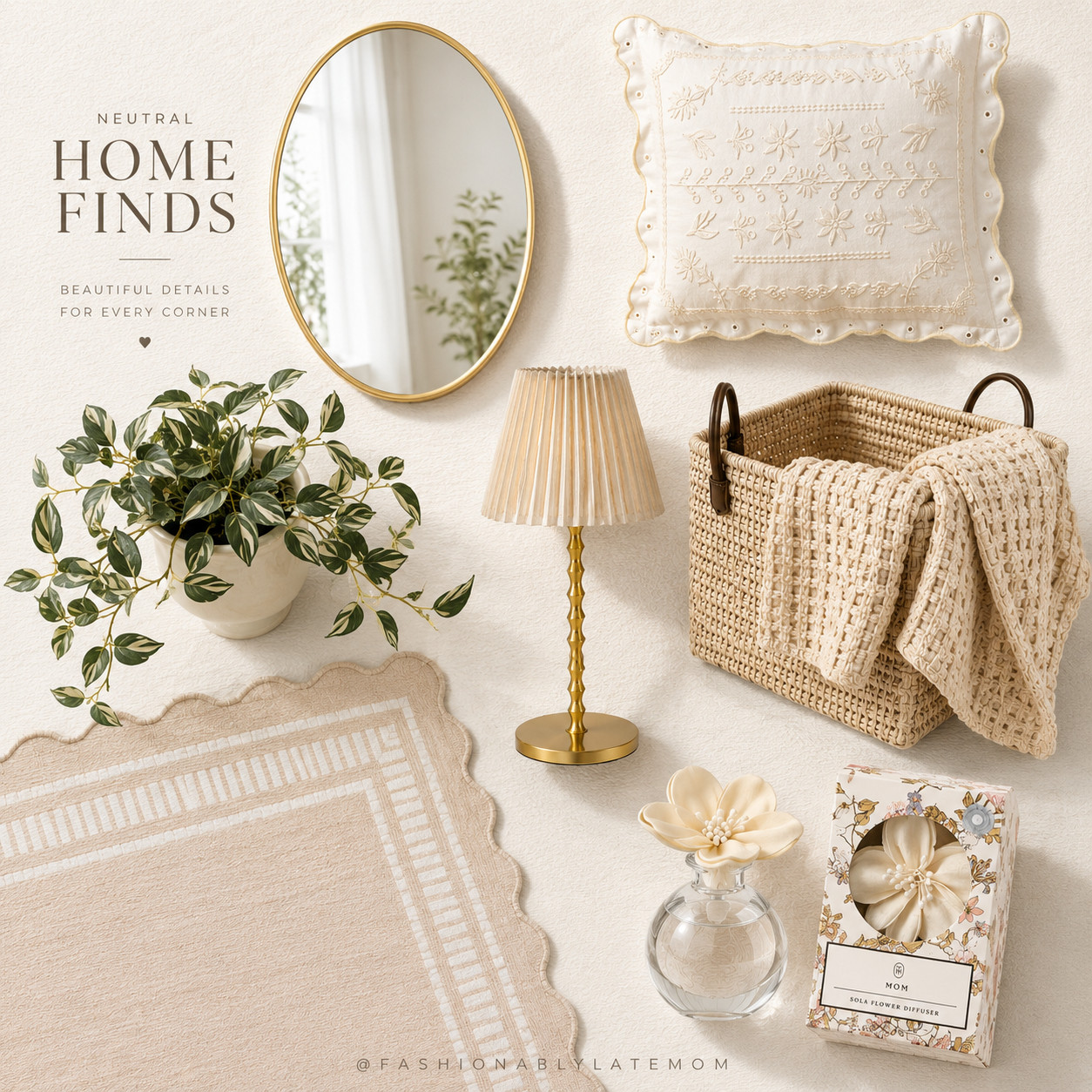 Neutral home finds from Target 🤍

The soft textures, warm brass accents, cozy layers… I’m officially in my “make the house feel like a boutique hotel” era. ✨




#HomeFinds #NeutralHomeDecor #AmazonHomeFinds #CozyHome #InteriorStyle #HomeDecorFinds #NeutralAesthetic #TargetHome #ModernCottage #DecorInspo
 

 #LTKHome