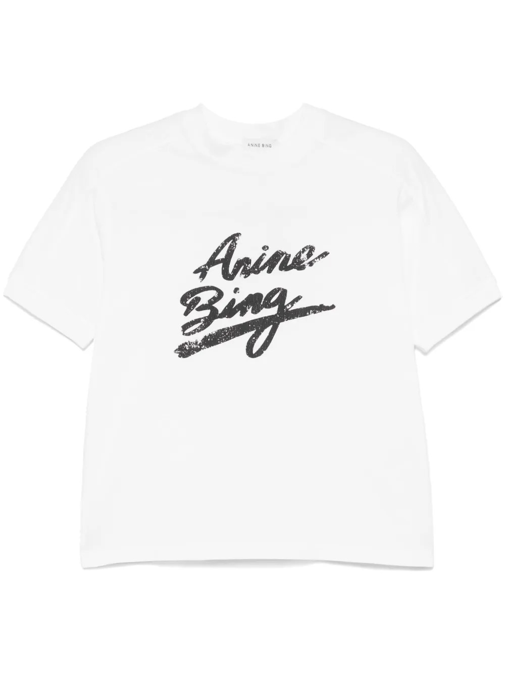 ANINE BING Jaylin T-shirt | White | FARFETCH BR | Farfetch (BR)