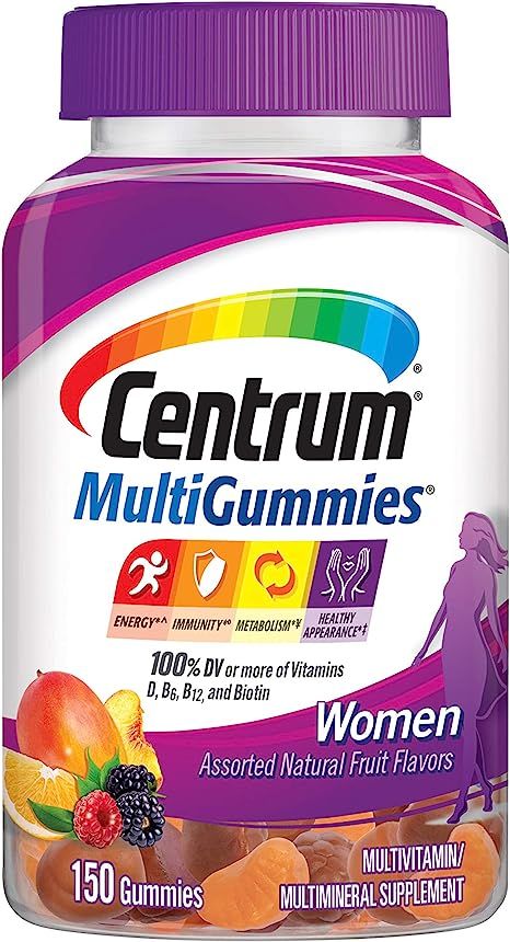 Centrum MultiGummies Gummy Multivitamin for Women, Multivitamin/Multimineral Supplement with Vita... | Amazon (US)