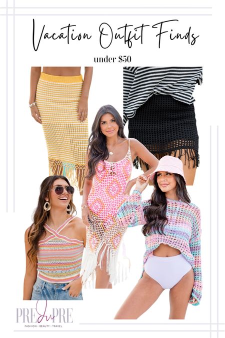 Cute outfit pieces for your next vacation.

Spring outfit, spring look, travel wear, vacation look, resort wear, casual outfit, casual chic, beach wear, knitted, crochet

#LTKFestival #LTKfindsunder50 #LTKtravel