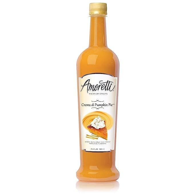Amoretti Premium Syrup, Crema Di Pumpkin Pie, 25.4 Ounce | Amazon (US)