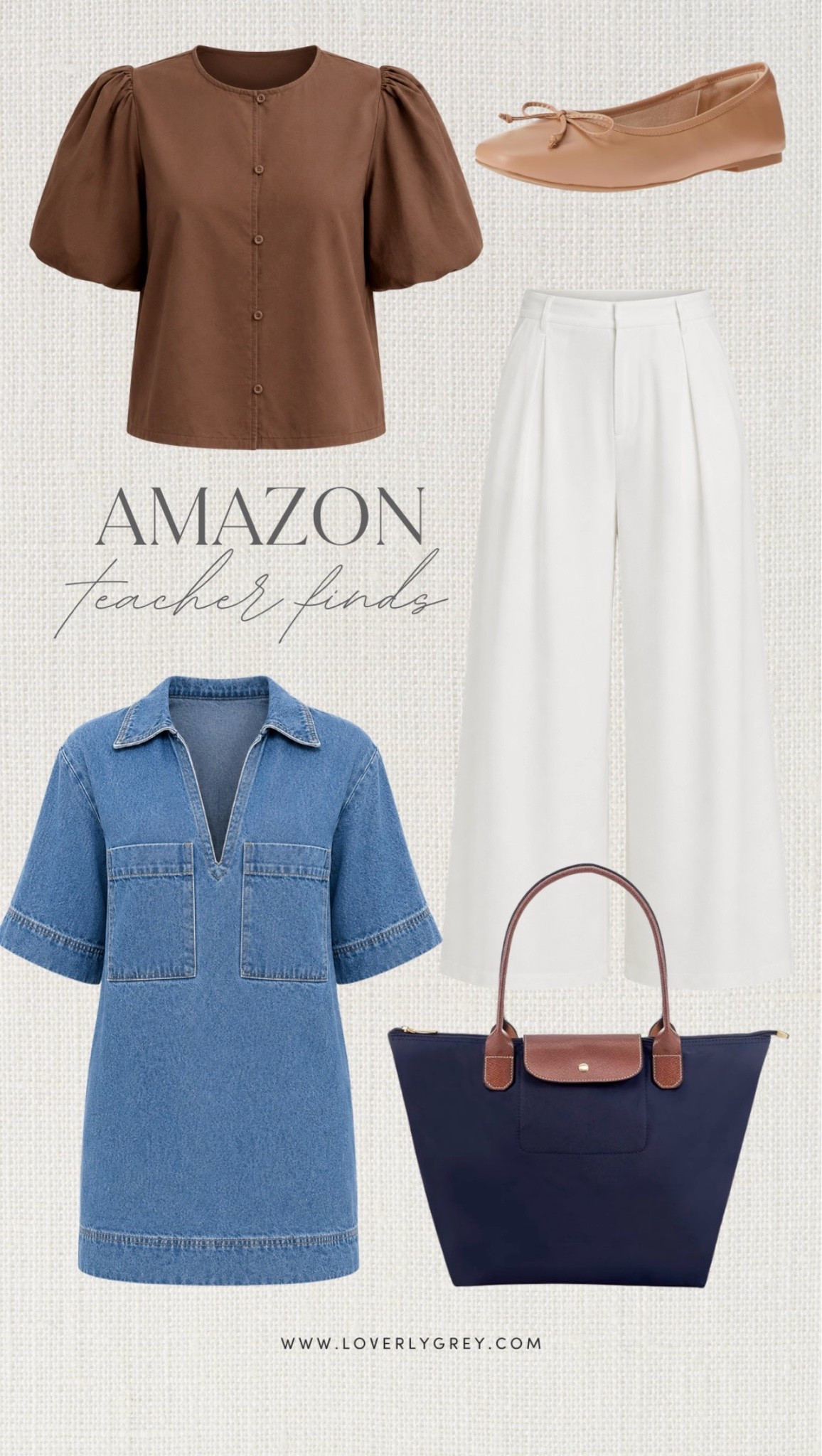 Back-to-school outfit ideas made easy! These Amazon finds are so cute for the classroom, and I love the mix of classic denim, neutrals, and pieces you can wear all season long.

Loverly Grey, Amazon

#LTKSeasonal #LTKgrwm #LTKootd