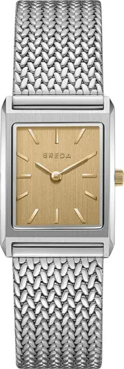 BREDA Virgil Tethered Mesh Strap Watch, 20mm | Nordstrom | Nordstrom