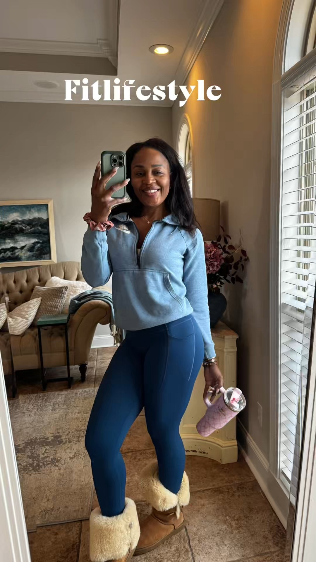 LOUD, it’s mid-January and the cold has me acting like a decorative throw pillow. 🥶😮‍💨
But we’re not negotiating with the slump today, bestie. Mid-afternoon pick-me-up = Peloton for 20 minutes, a little weightlifting, then a good stretch to pull my brain back online. If motivation is missing, we’re working off discipline and a cute set. 💪🏾✨

Everything I’m wearing is linked in my LTK. 🤎

Keywords (for search): winter workout outfit, Peloton outfit, gym set, athletic wear, weightlifting, mid-day energy boost, fitness motivation, cozy activewear, training sneakers, mom workout routine, athleisure

Hashtags:
#LTKFitness #LTKActive #LTKFinds #LTKUnder100 #LTKUnder50 #FitnessMotivation #PelotonWorkout #MiddayWorkout #WorkoutRoutine #WinterFitness #GymOutfit #AthleisureStyle #WeightliftingWomen #StretchRoutine #ActivewearStyle #MomFitness #BusyMomLife #CozyAthleisure #SneakerStyle