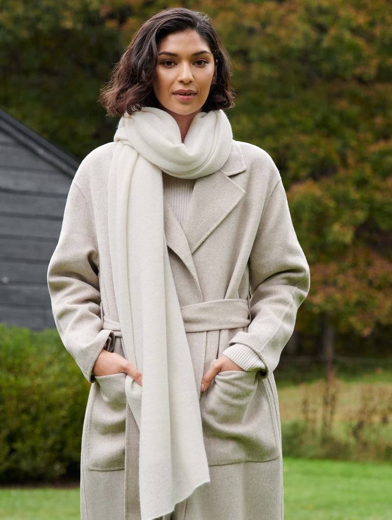 Cashmere Travel Wrap | White and Warren