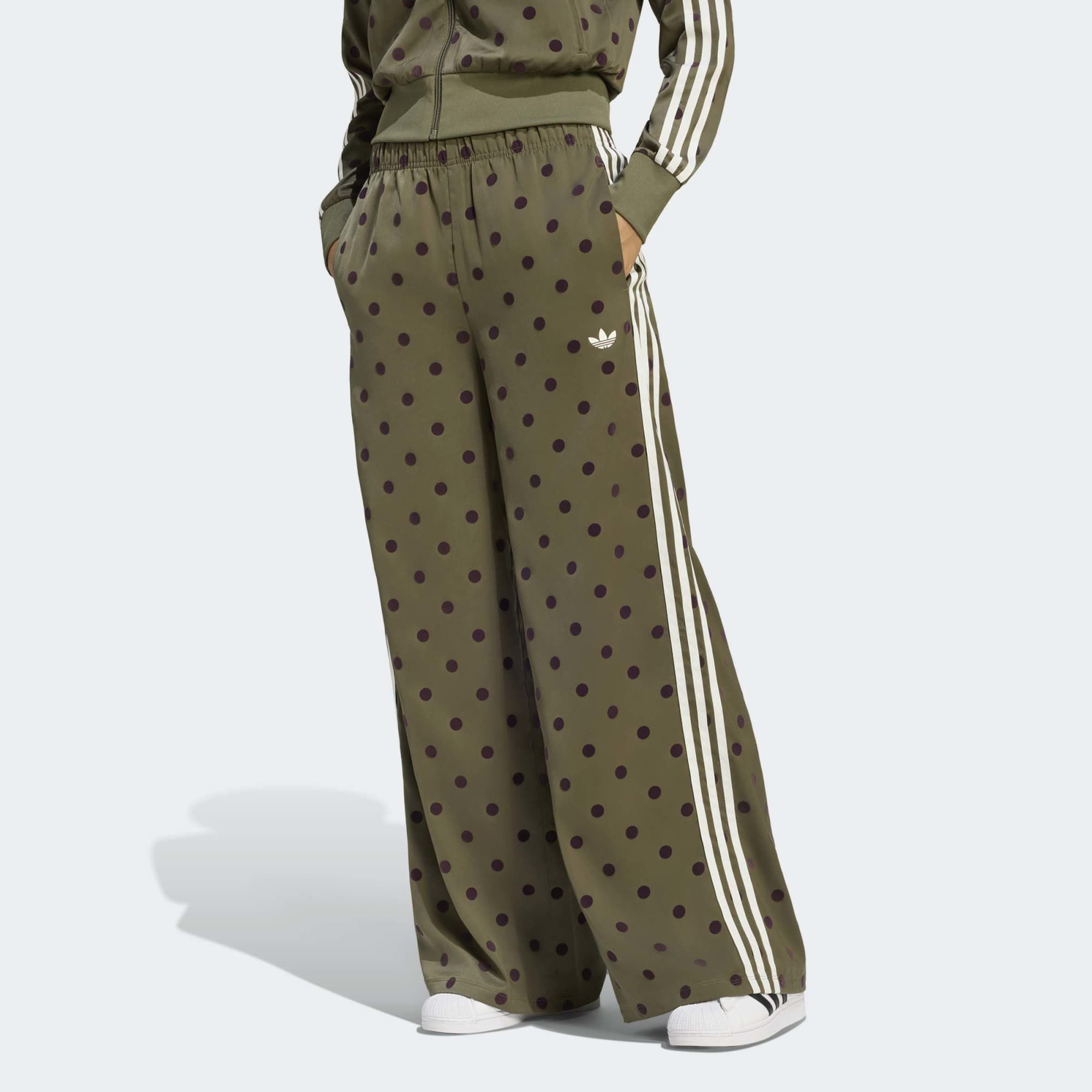 adidas Originals Women's Satin Polka Dots Wide Leg Pant | DICK'S Sporting Goods