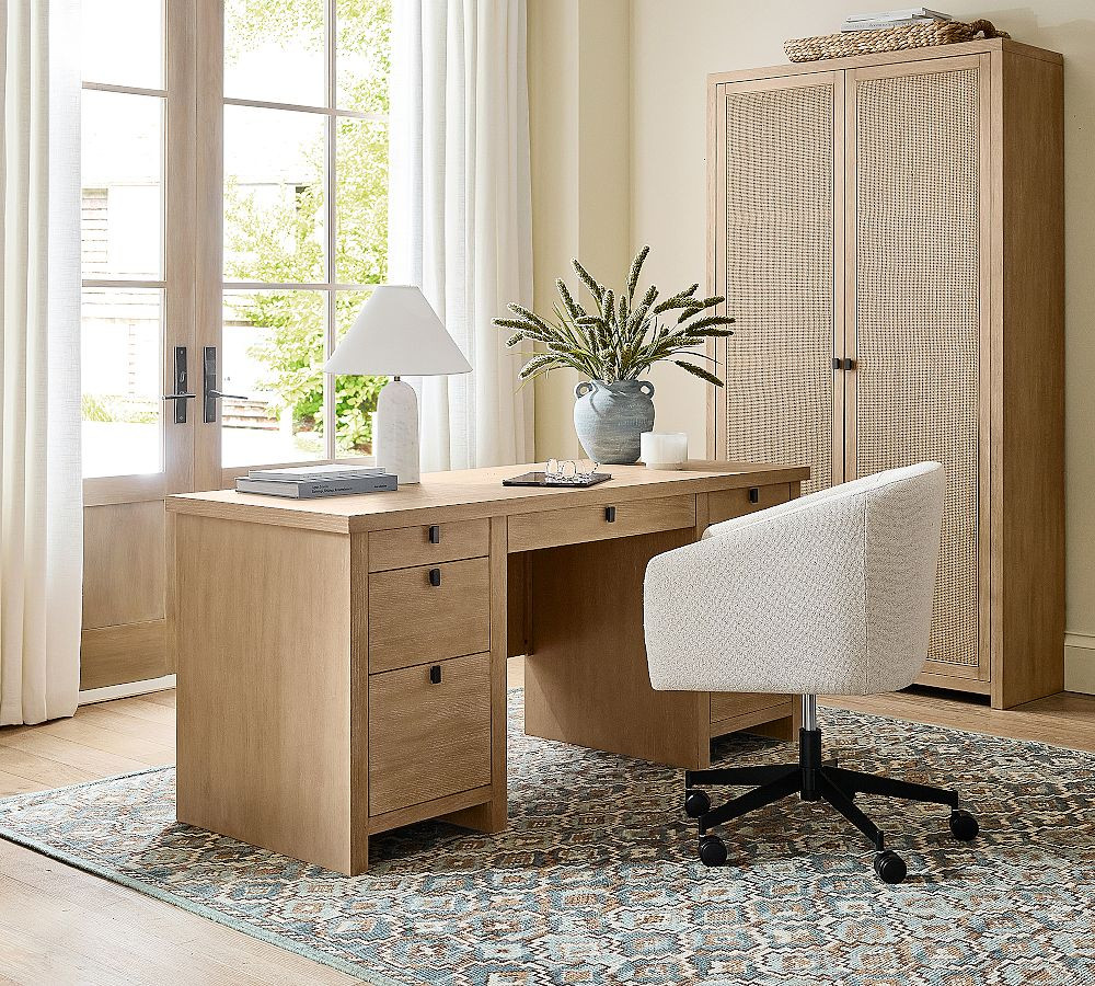 Modern Farmhouse Executive Desk (67") | Pottery Barn (US)