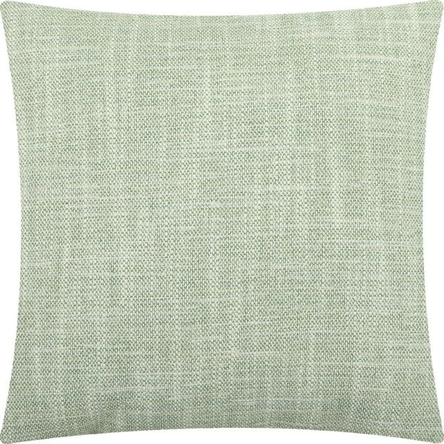 Mainstays Woven Slub Decorative Throw Pillow, Square, 1PC per pack, 18"x18", Green | Walmart (US)