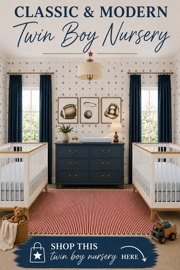 Designing a twin boy nursery